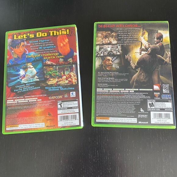 Xbox 360 lot Condemned 2: Bloodshot & Street Fighter - Picture 2 of 3